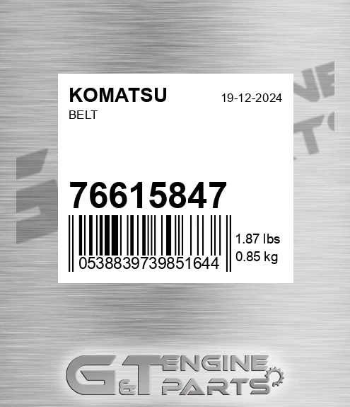 76615847 Belt