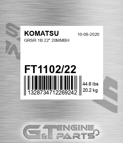 FT1102/22 Grsr 1b 22" 20mmbh