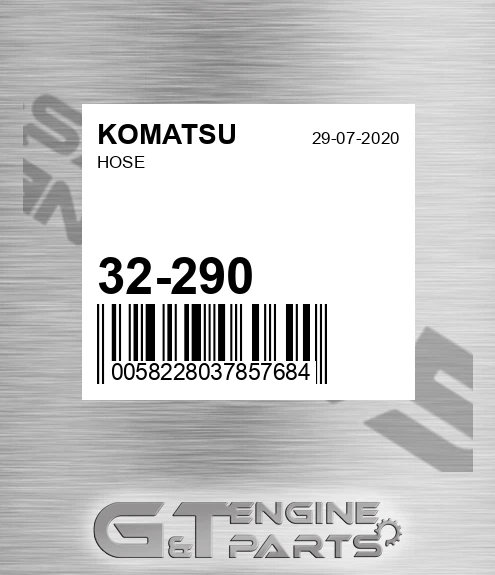 32-290 Hose for KOMATSU