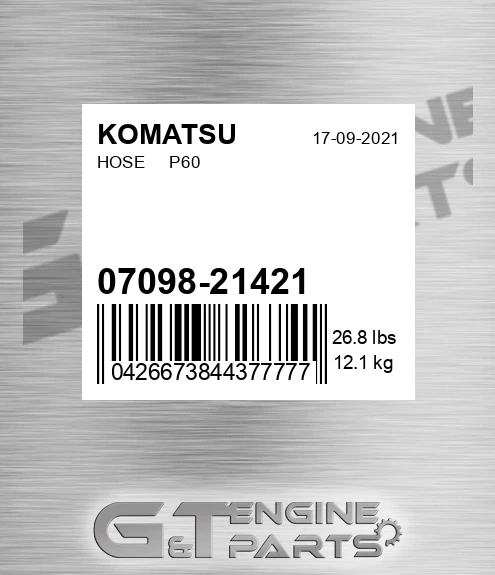 07098-21421 Hose P60