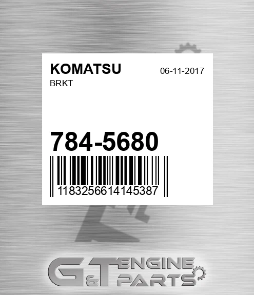 784-5680 Brkt for KOMATSU
