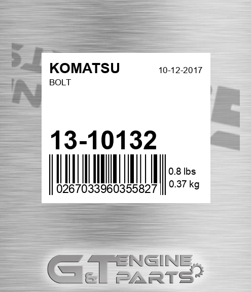 13-10132 Bolt