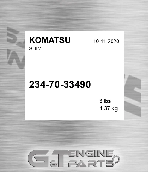 234-70-33490 Shim for KOMATSU