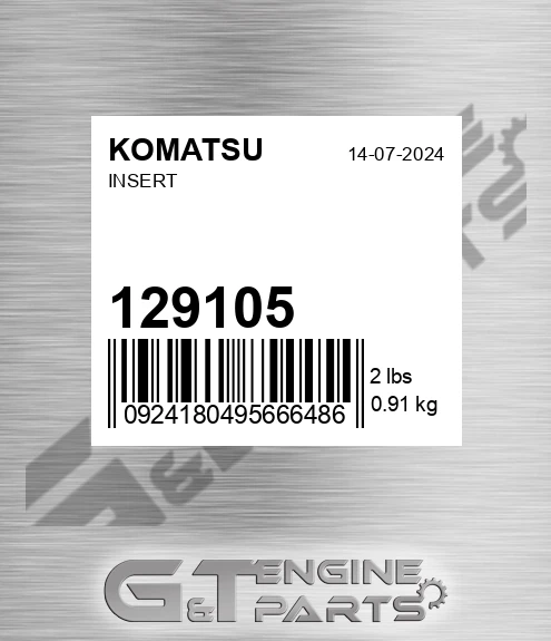 129105 Insert