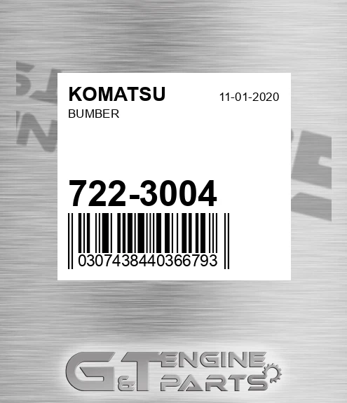 722-3004 Bumber for KOMATSU