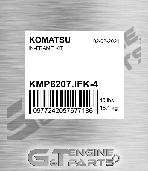 KMP6207.IFK-4 In-frame Kit for KOMATSU