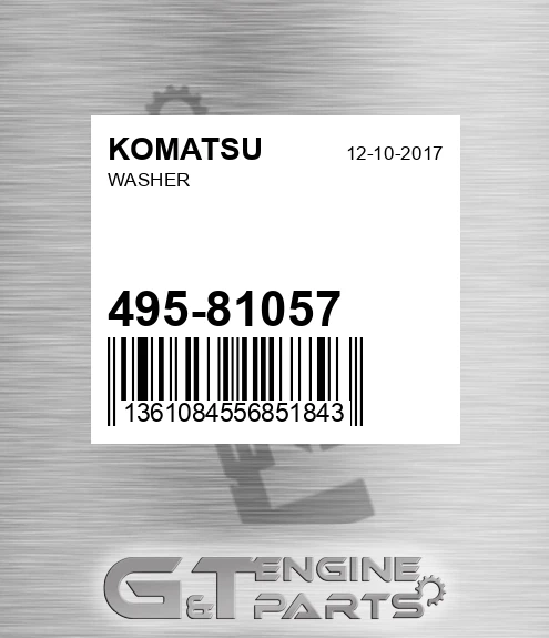 495-81057 Washer