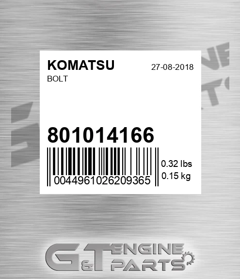 801014166 Bolt