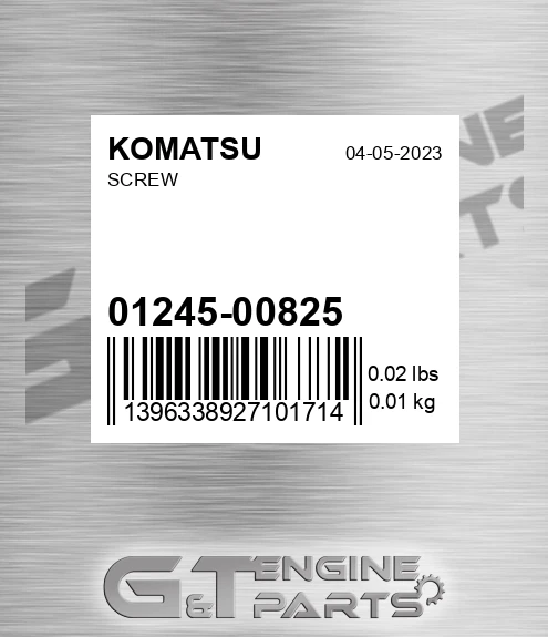 01245-00825 Screw