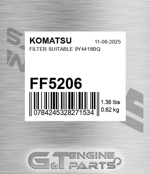 FF5206 Filter Suitable 9y4418bq