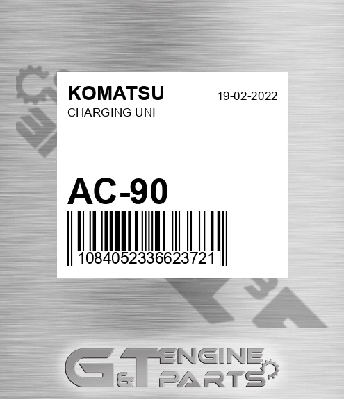 AC-90 Charging Uni for KOMATSU