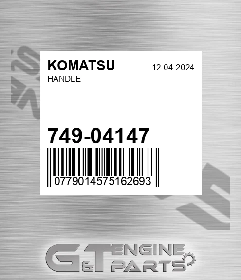 749-04147 Handle for KOMATSU
