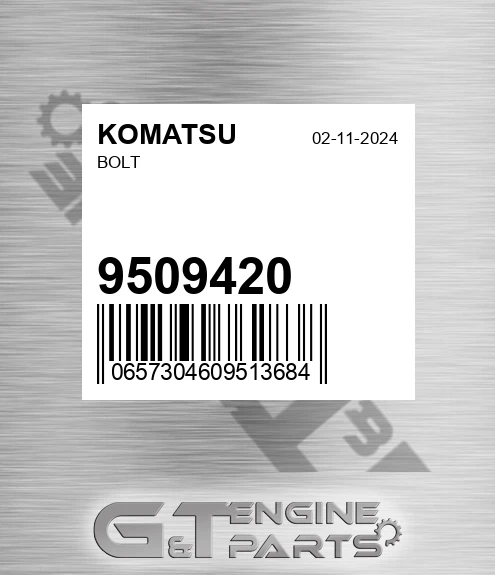 9509420 Bolt