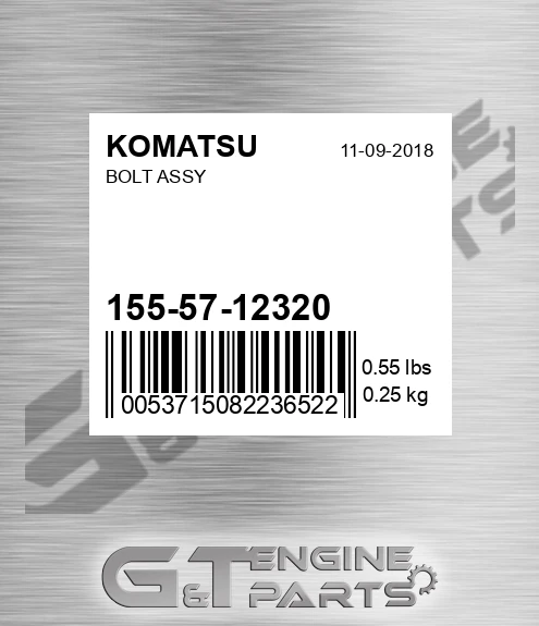 155-57-12320 Bolt Assy for KOMATSU
