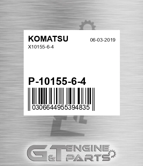 P-10155-6-4 X10155-6-4