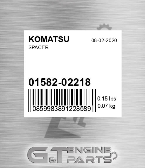 01582-02218 Spacer