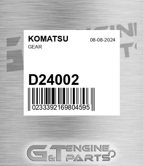 D24002 Gear