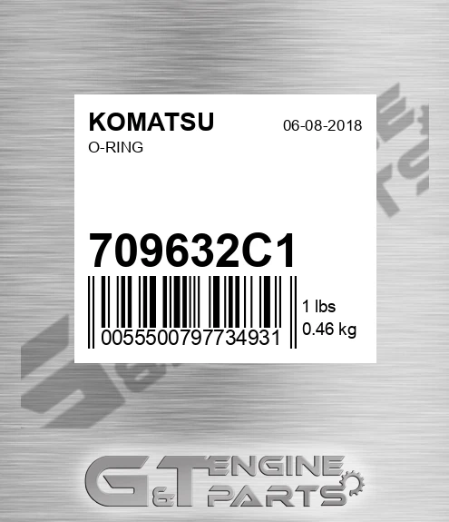 709632C1 O-ring for KOMATSU