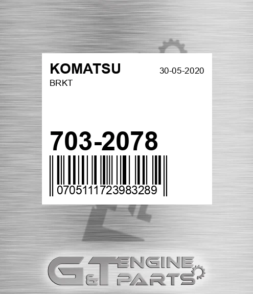 703-2078 Brkt for KOMATSU