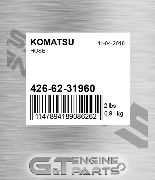 426-62-31960 Hose for KOMATSU