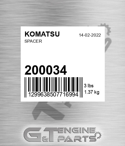 200034 Spacer