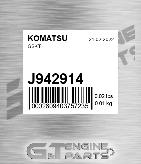 J942914 KOMATSU Gskt