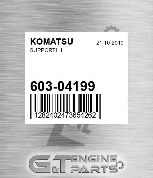 603-04199 Supportlh for KOMATSU