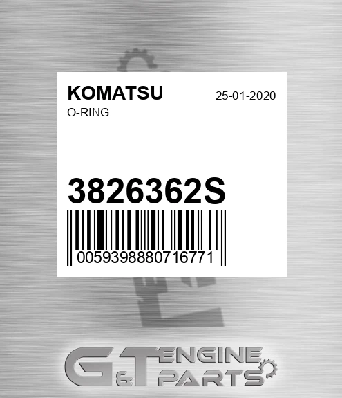 3826362S O-ring