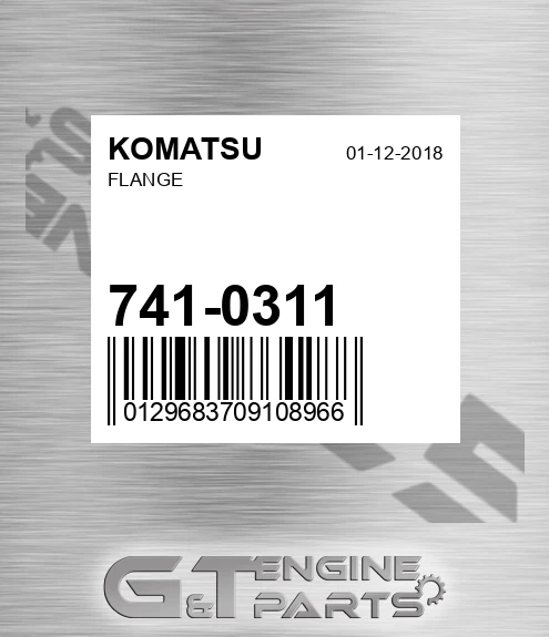 741-0311 Flange for KOMATSU