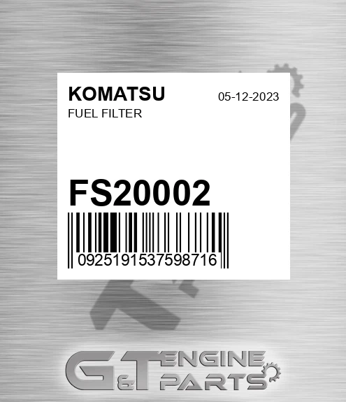 FS20002 Fuel Filter