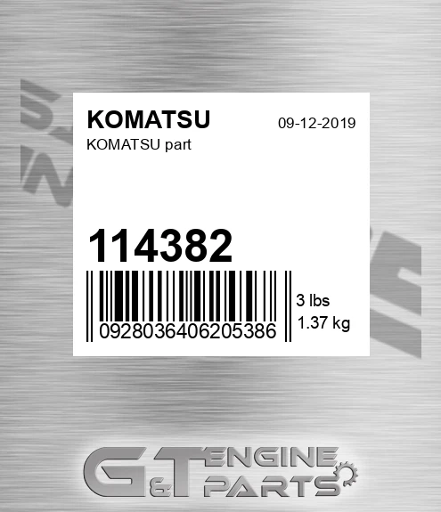 114382 Part
