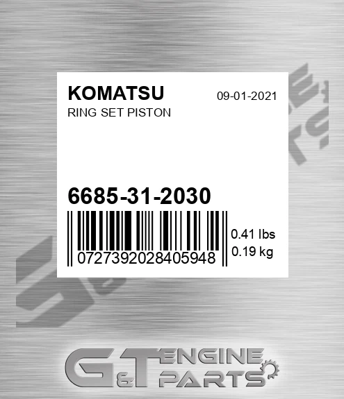 6685-31-2030 Ring Set Piston for KOMATSU