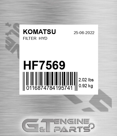 HF7569 Filter Hyd