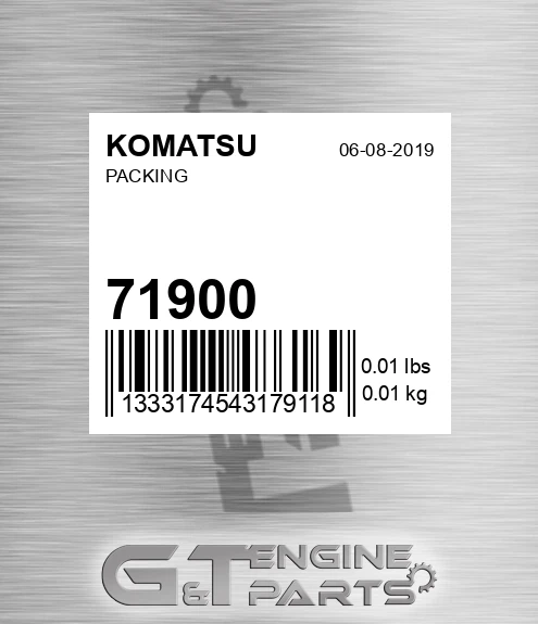 71900 KOMATSU Packing