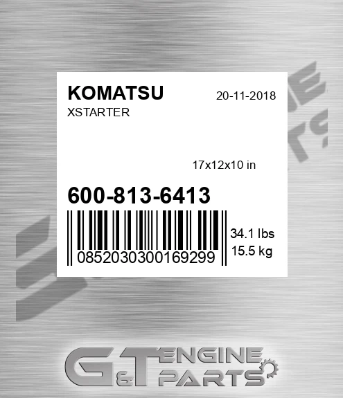 600-813-6413 Xstarter for KOMATSU