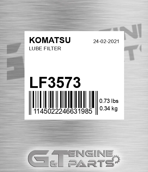 LF3573 KOMATSU Lube Filter