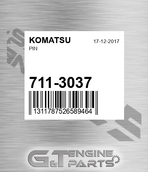 711-3037 Pin for KOMATSU