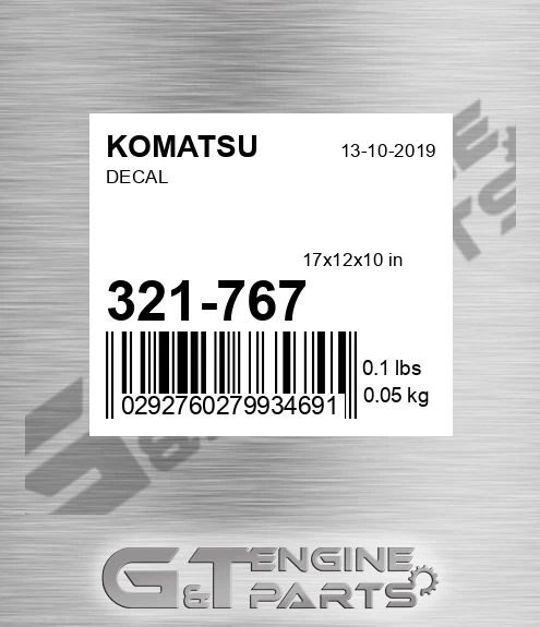 321-767 Decal