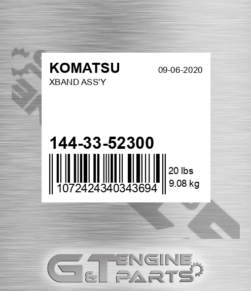 144-33-52300 Xband Ass'y for KOMATSU