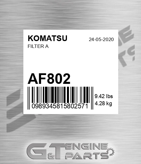 AF802 Filter A