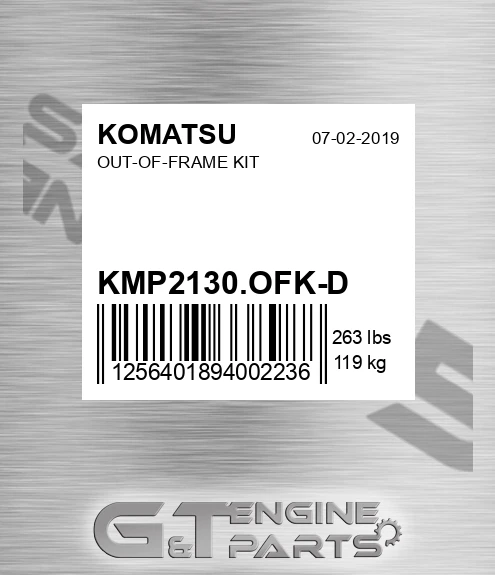 KMP2130.OFK-D Out-of-frame Kit for KOMATSU