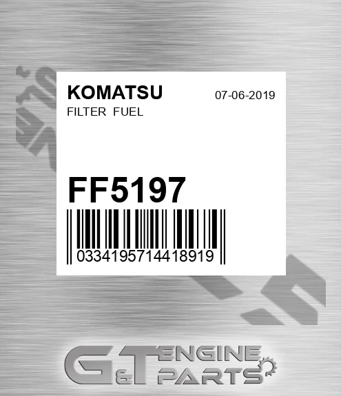 FF5197 Filter Fuel