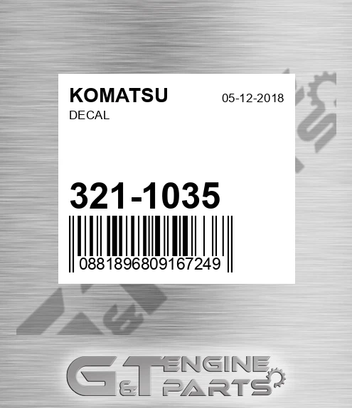 321-1035 Decal