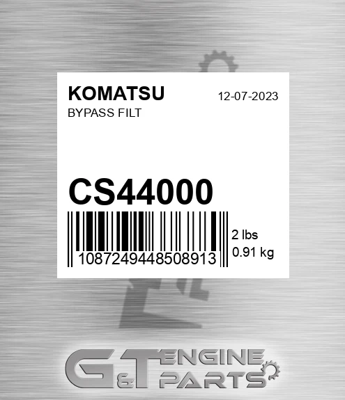CS44000 Bypass Filt