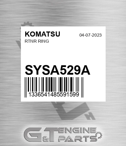 SYSA529A Rtnr Ring