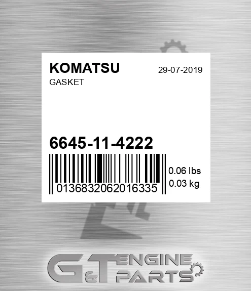 6645-11-4222 Gasket