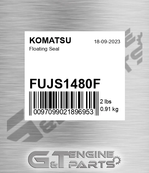 FUJS1480F Floating Seal for KOMATSU
