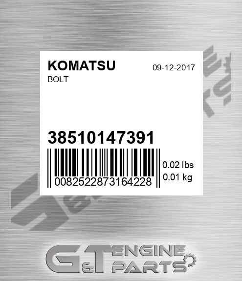 385-10147391 Bolt for KOMATSU