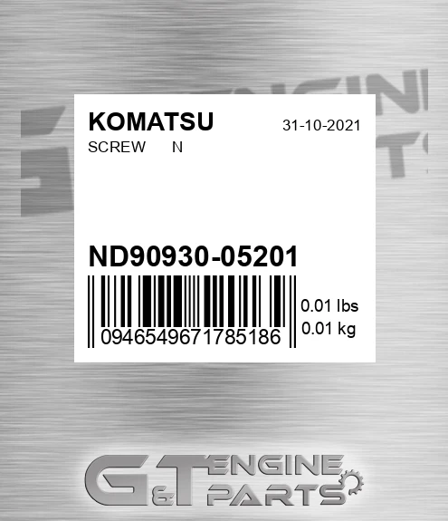 ND90930-05201 Screw N