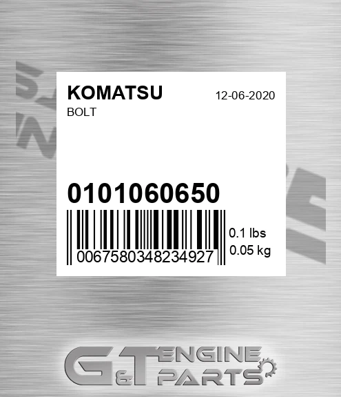 0101060650 Bolt
